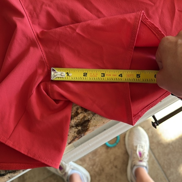 Under Armour Red High Waisted Running Shorts - Picture 4 of 5